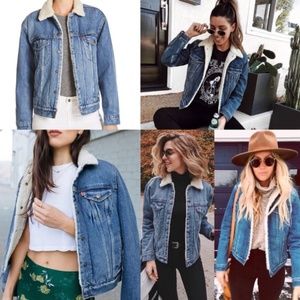 Levi’s Authentic Sherpa Trucker Denim Jacket